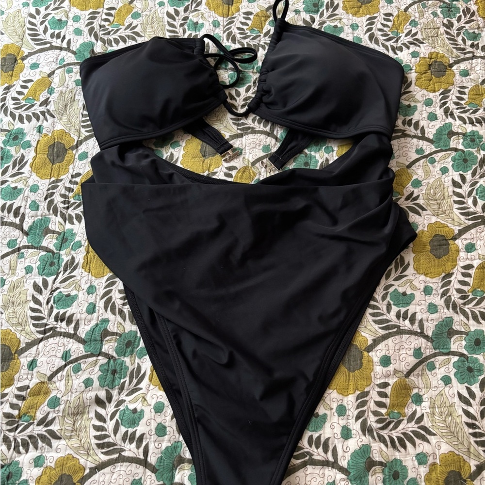 Halara Black Swimsuit XXL Like New-Never Worn